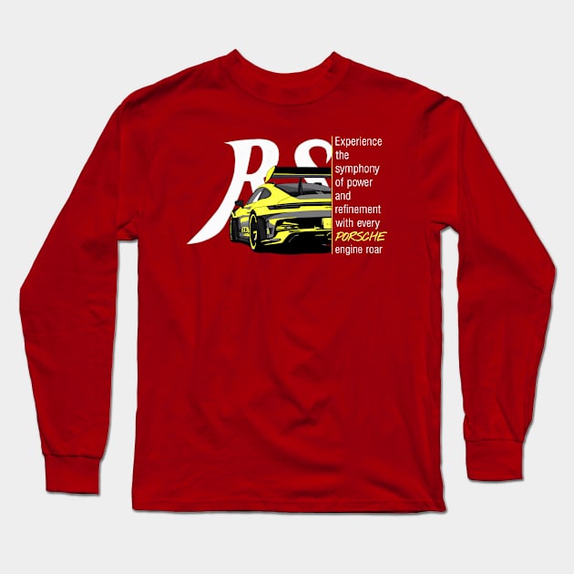 Porsche gt3 rs Long Sleeve T-Shirt by carvict9